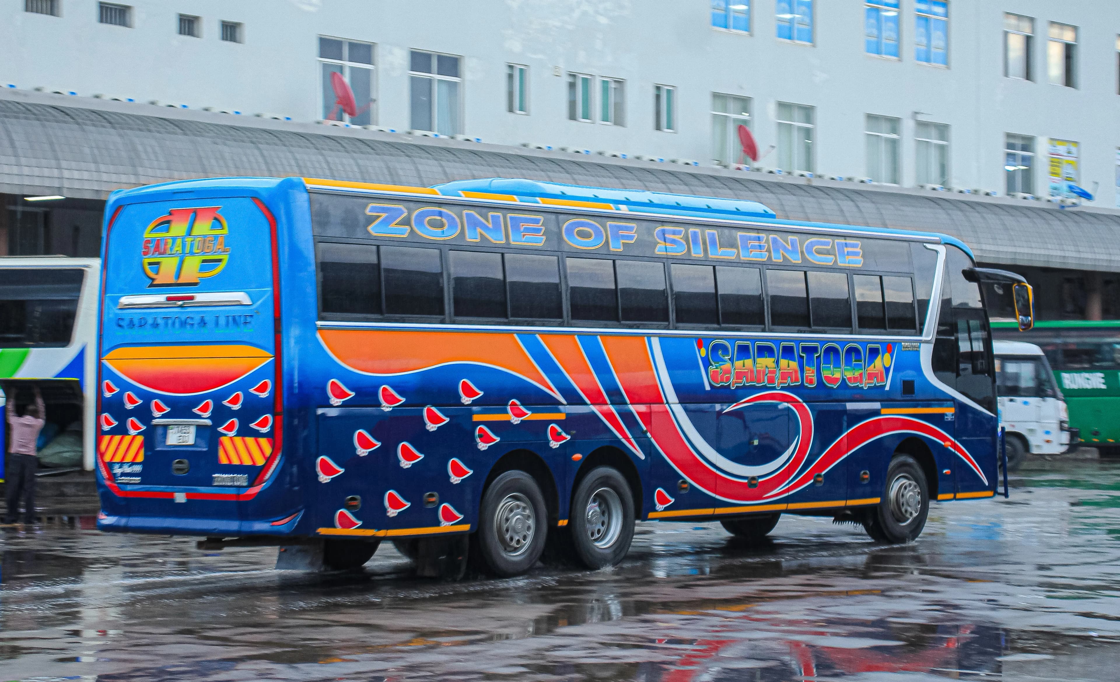 Saratoga blue buses fleet